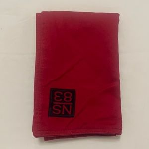Nautica J-Class Twill Red Pillow Sham. Standard. New.